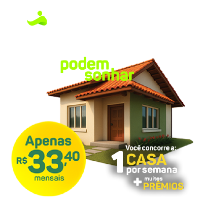 Casa dos sonhos — sorteios semanais